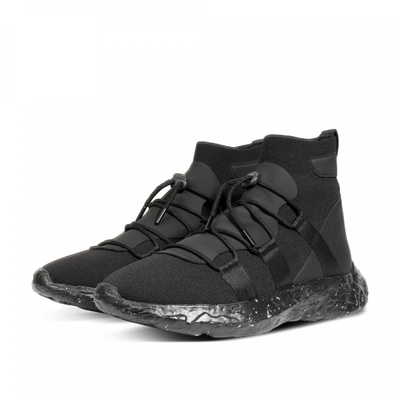 fessura rock tab black sneakers 4