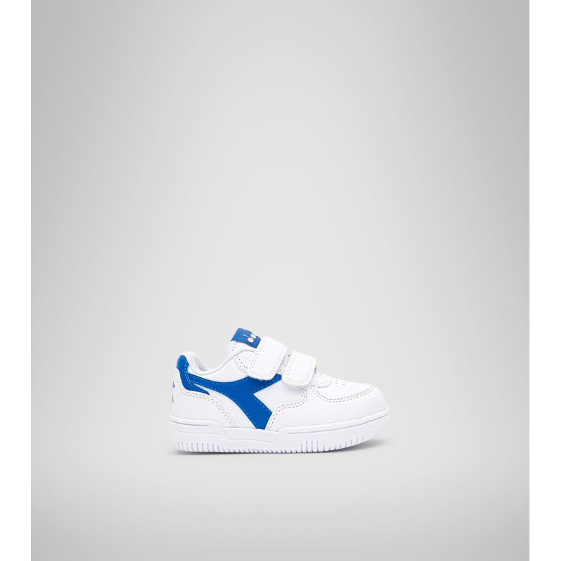 Diadora sneaker white with blue and velcro