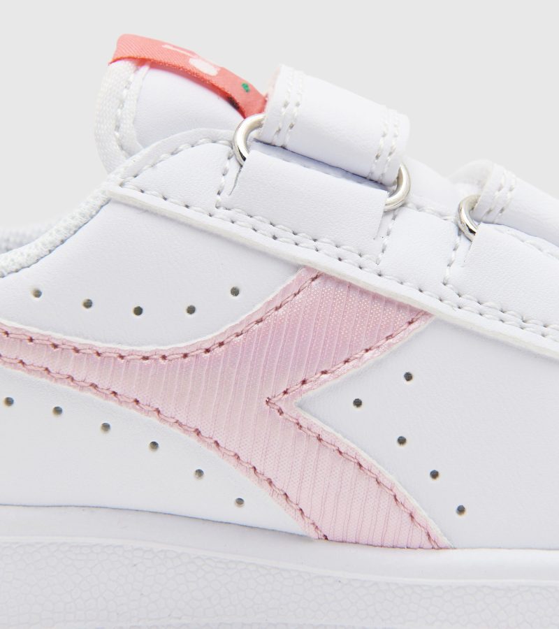 Diadora sneaker λευκό με ροζ λεπτομέρειες