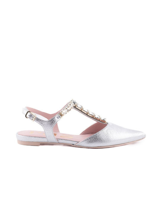 fixedratio 20220429161141 sandalia grainy leather embellished t bar slingback flats 6510 silver