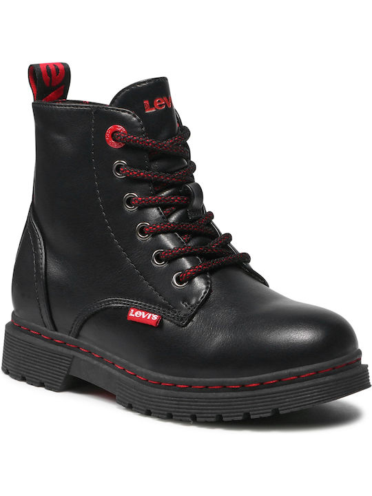 Levi s Leather Children Boots with Laces Momo