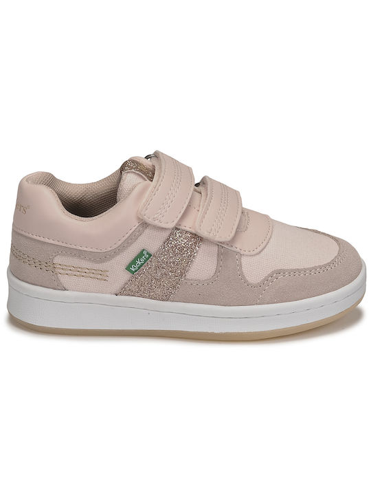 Kickers Children Sneaker with scratch for girl Pink code: 894701-30-131 - Momo