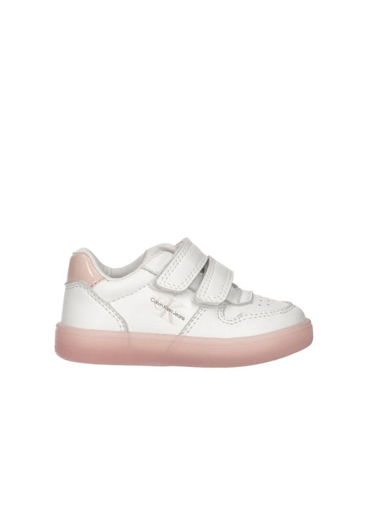 fixedratio 20230216124730 calvin klein paidika sneakers me skrats gia koritsi white pink v1a9 80466 1355 x134