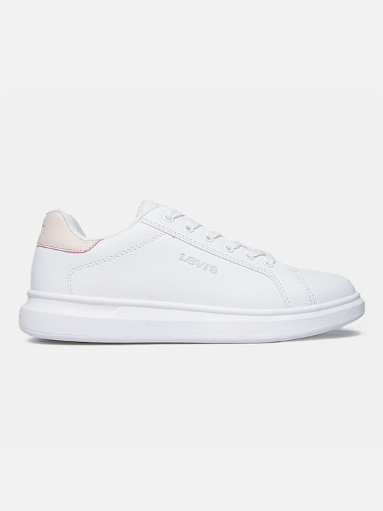fixedratio 20230303132754 levi s paidika sneakers ellis gia koritsi white pink vell0051s 0077