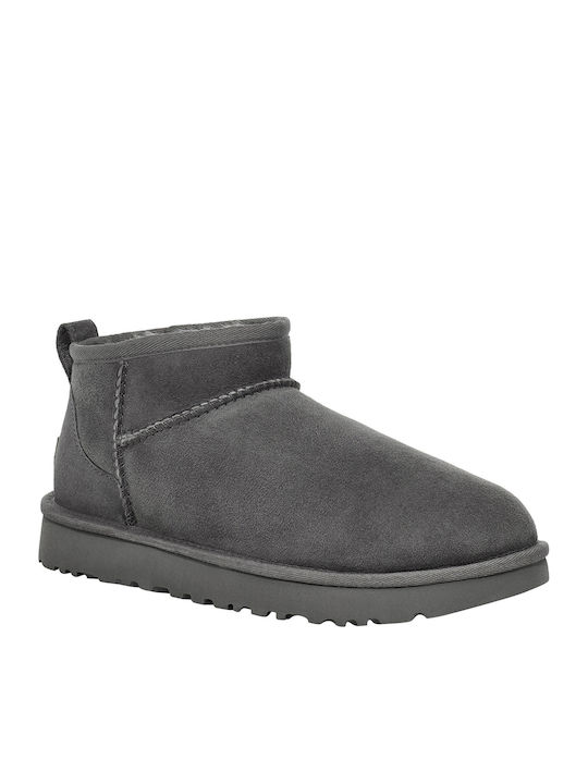 fixedratio 20220322184940 ugg australia classic ultra mini 1116109 suede gynaikeia mpotakia me gouna gri