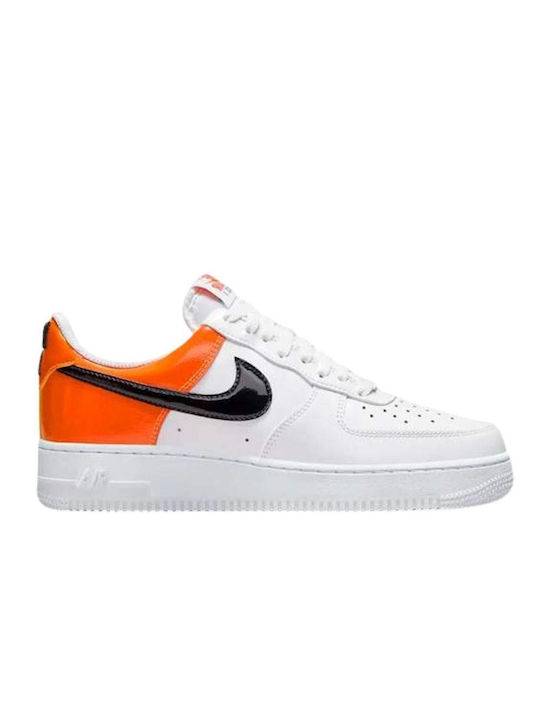 fixedratio 20221223091006 nike air force 1 07 gynaikeia sneakers white brilliant orange black dj9942 103