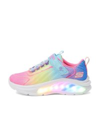 fixedratio 20240131095824 skechers athlitika paidika papoutsia running rainbow cruisers s lights 303721l tqmt polychroma