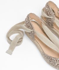 nude handmade raffia crochet lace up espadrilles (4)